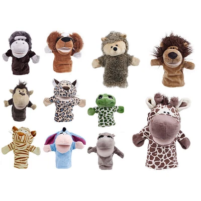 Animal Wildlife Hand Hand Soft Plush Gift Glove Puppet Puppets Kid Children Toy • £8.19