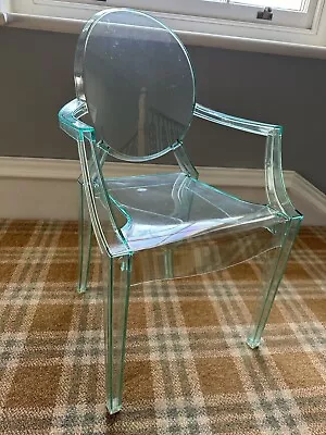 Genuine Kartell Lou Lou Ghost Childrens Chair By Philippe Starck - Crystal • £35