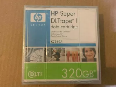 Genuine HP C7980A Super DLT1 320GB Data Tape Cartridge - FREE Ship • $8.99