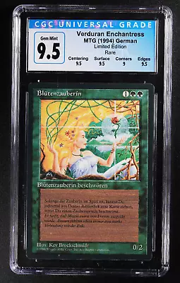 Verduran Enchantress CGC 9.5 FBB German Graded  MTG Magic: The Gathering Card • $0.01