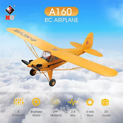 Wltoys XK A160 2.4G 5CH RC Airplane 6-Axis Gyro 3D/6G Brushless Aircrafts Planes • $152