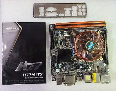 ASRock H77M-ITX Mini-ITX Motherboard CPU Combo I5-3570S 8GB Memory • $175