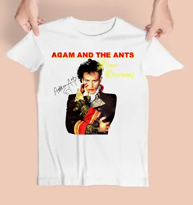 $21.84 • Buy Rare  ADAM ANT Music Star Heavy Cotton White All Size Unisex Tee Shirt PK811