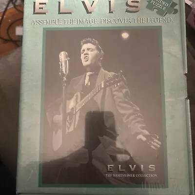 Vintage 1996 Elvis Presley Two Sided Puzzle Wertheimer Collection Sealed • $7