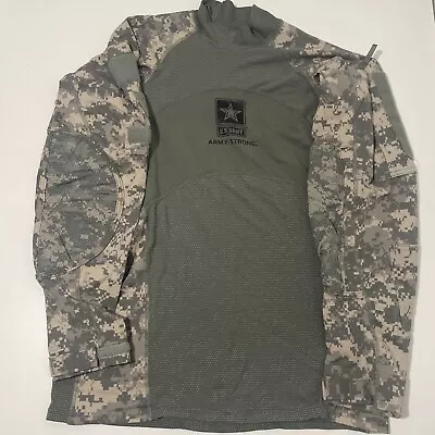 Massif US Army Combat Shirt Digital Green Camo ACU Military Size Medium • $29.99