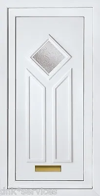 White Full Height Upvc Door Panel ( Canton One ) Cut To Size For Free • £185