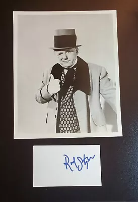 ROD STEIGER Signed Autographed *IN PERSON* 3x5 W.C. FIELDS & ME DOCTOR ZHIVAGO • $20