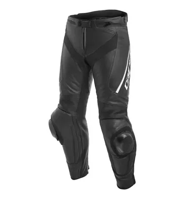 Dainese Delta 3 Black Black White  Motorcycle Pants Size 52 • $350