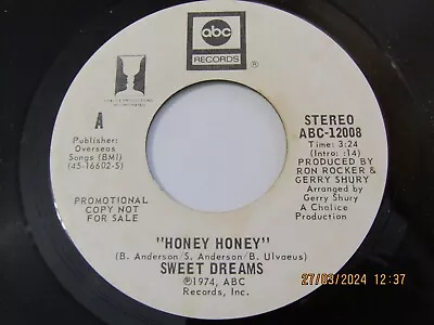 Demo Promo-sweet Dreams-honey Honey-abc Version Of Abba • £1