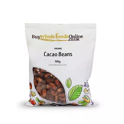 Organic Cacao Beans 500g | BWFO | Free UK Mainland P&P • £12.60