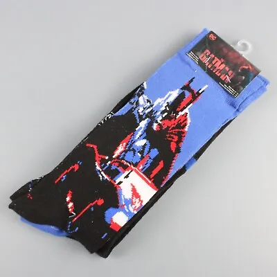 Batman Socks Adult Sz 6-12 DC Comics 2 Pair Novelty Gift New 97% Poly 3% Spandex • $6.95