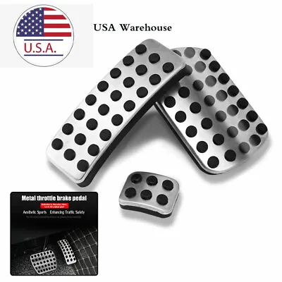 3PC Vehicle Gas Brake Rest Pedal Pad Cover For Mercedes A B CLA GLA ML GL Class  • $12.79