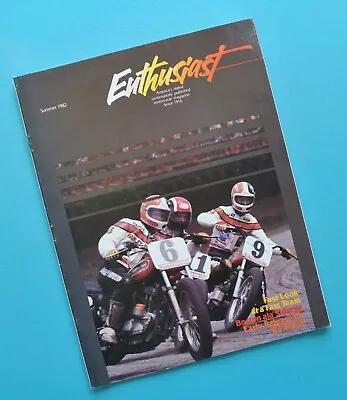 1982 Harley Enthusiast Magazine Sportster Electra Glide Super Glide FXS FXE FLT • $9.95