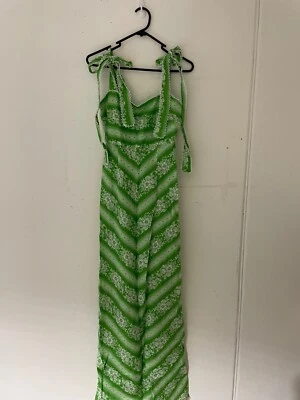 $150 • Buy Bnwot Alice Mccall Clover Flower Chain Midi Dress Sample - Size 8 Au/4 Us