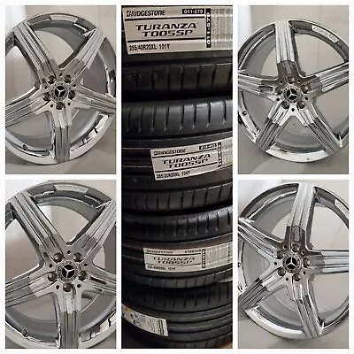 New Tires + OEM 20  Mercedes AMG Chrome S63 S550 S600 CL63 Wheels Rims $4185-obo • $4185