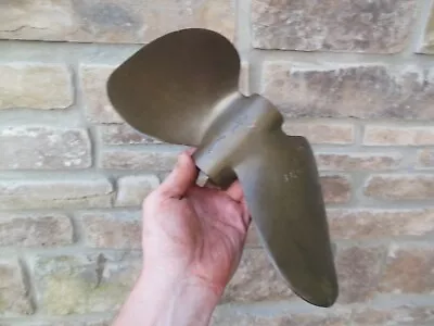 Michigan Brass Boat Propeller 2 Blade Cupped 13 X 25 Pitch 1 1/16  Diam Hole • $99.95