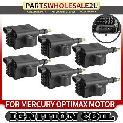 6 Pcs Ignition Coil For Mercury Optimax Pro XS Racing EFI 2-Stroke 339879984A1 • $115.69