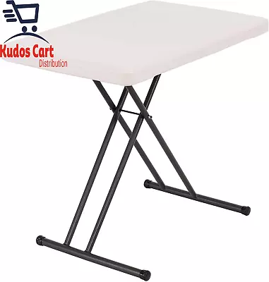 Lifetime 30-Inch Adjustable Height Personal Table Folding Portable Compact Small • £76.99
