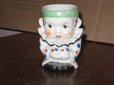 Vintage Ceramic Clown Figurine 3 1/2  Tall • $4.99