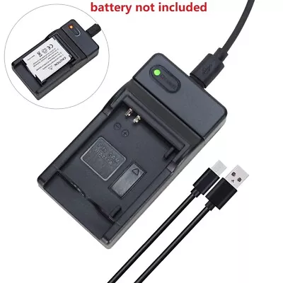 Slim Battery Charger For Samsung SLB-10A EX2F HZ10W L100 L110 L200 L310W Camera • £5.99