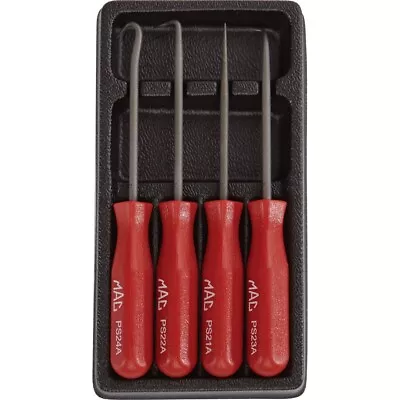 Mac Tools 4 Piece Comfort-Grip Mini Pick Set PS4SA • £49.99