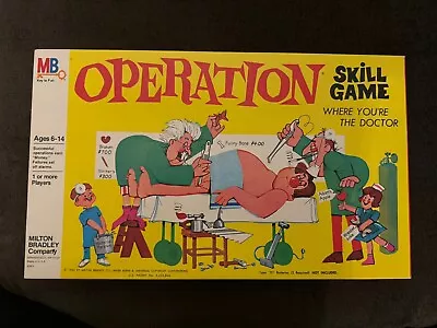 VINTAGE OPERATION GAME 1965 Rare Smoking Doctor Milton Bradley  • $17.50