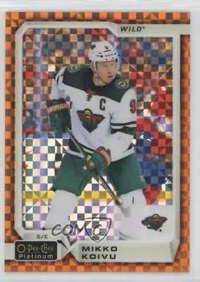 2018-19 O-Pee-Chee Platinum Orange Checkers /25 Mikko Koivu #96 • $69.54