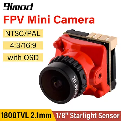 FPV Camera 1800TVL 5V-40V NTSC/PAL With OSD Internal For RC FPV Racing Drone DIY • $14.12