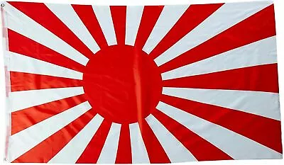 3x5 Rising Sun Japanese Battle Flag Japan Naval Ensign Imperial Navy JP 100D • $9.88