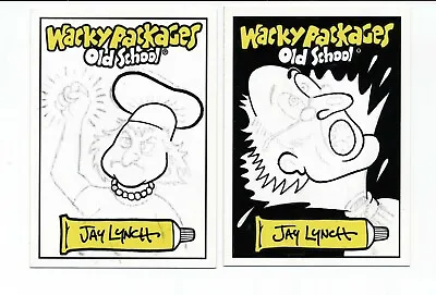 2009 Topps Wacky Packages Old School Sketch Cards Jay Lynch Lot Of 2 Read  • $19.95