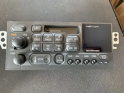 97-04 Corvette C5 Am/Fm Cassette Radio BOSE Compatible 16257631 OEM GM Factory • $105
