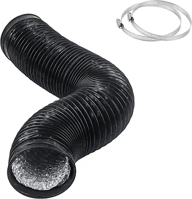 4 Inch 5 Feet Air Ducting Flexible 1.5M Length Aluminum Dryer Vent Hose Kit For • $11.86