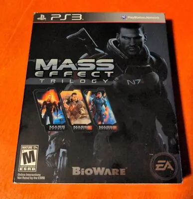 Mass Effect Trilogy Sony PlayStation 3 PS3 Bioware EA Electronics Arts • $24