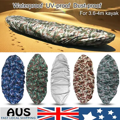 $22.88 • Buy Kayak Boat Waterproof  Resistant Dust Storage Cover Shield For 3.6-4m Boat AU