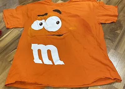 Orange M&Ms M And M Men’s T Shirt Mars Chocolate Candy Size XL • $5