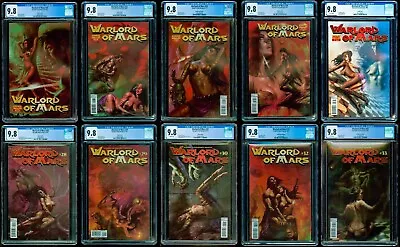 Warlord Of Mars Cgc 9.8 Parrillo Variant 18 22 23 24 27 28 29 30 32 33 💎 Set 10 • $1395