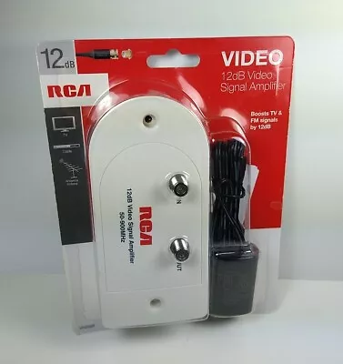 RCA Video Signal Amplifier 12db Boosts TV & FM Signals VH200R Brand New Sealed • $29.99