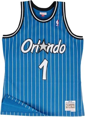 Mitchell & Ness Orlando Magic Replica Swingman Nearby Hardaway NBA Jersey Blue • £103.59