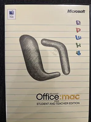 Microsoft Office Mac Student And Teacher Edition 2004 Word/Powerpoint/Excel • $10