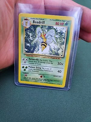 LP/NEAR MINT 4th Print Beedrill (17/102) Base Set Rare 1999-2000 Pokemon Card! • $10