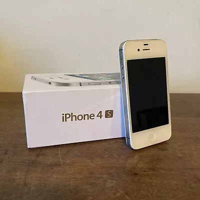 Apple IPhone 4s 16GB Smartphone - White  - Locked To Account - READ Description • £14.99