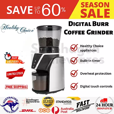 Electric Burr Coffee Grinder Coffee Bean Milling Grinding Machine 165W 31 Level • $122.07