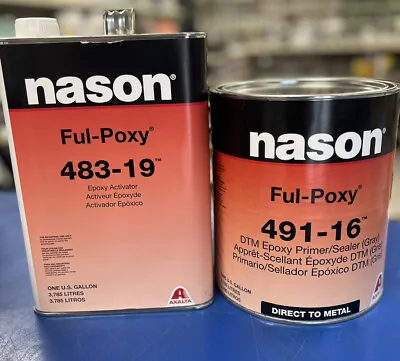 NASON Gallon Epoxy Primer 491-16 Epoxy And Activator 483-19 • $270