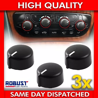 3x Climate Air Conditioner Control Button Knob For Mercedes W203 W209 2038300685 • $8.70