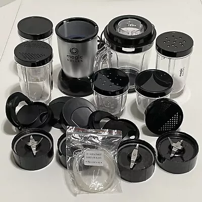 Magic Bullet MB1001B Lot Motor Base Blades Pitcher Cups Lids Blender Juicer • $47.97