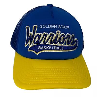 Golden State Warriors Hat Cap Snapback Mitchell & Ness Trucker Foam Front Mesh • $25