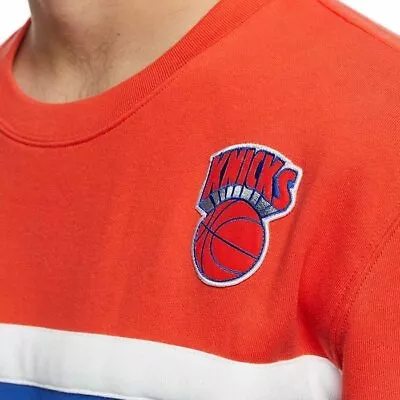 Mitchell Ness New York KNICKS FLEECE Head Coaches Crew Neck Pullover Sweatshirt • $100