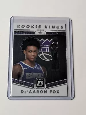 Panini Donruss Optic 2017 De'Aaron Fox Kings Rookie RC Rookie Kings NBA • £3.99