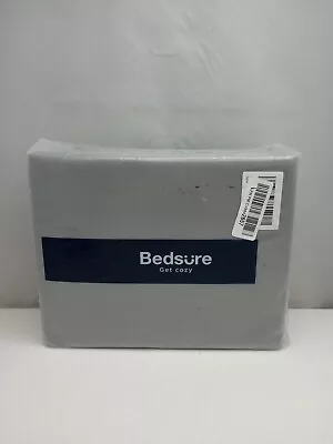 Bedsure Get Cozy  Grey EG2 Full Size Sheet Set New Sealed 218 • $23