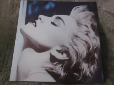 Madonna 1986 True Blue 12x12 Promo 2-Sided Flat Poster Pat Leonard Stephen Bray • $11